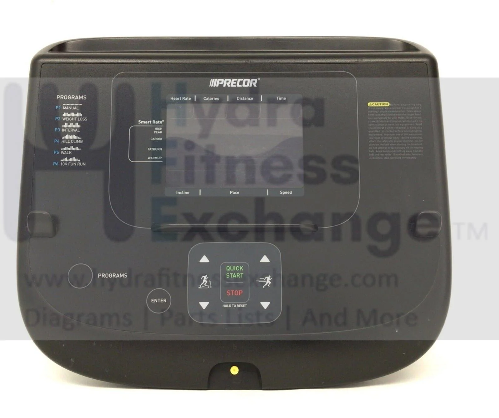 Precor TRM211 ANBG Treadmill Display Console Assembly