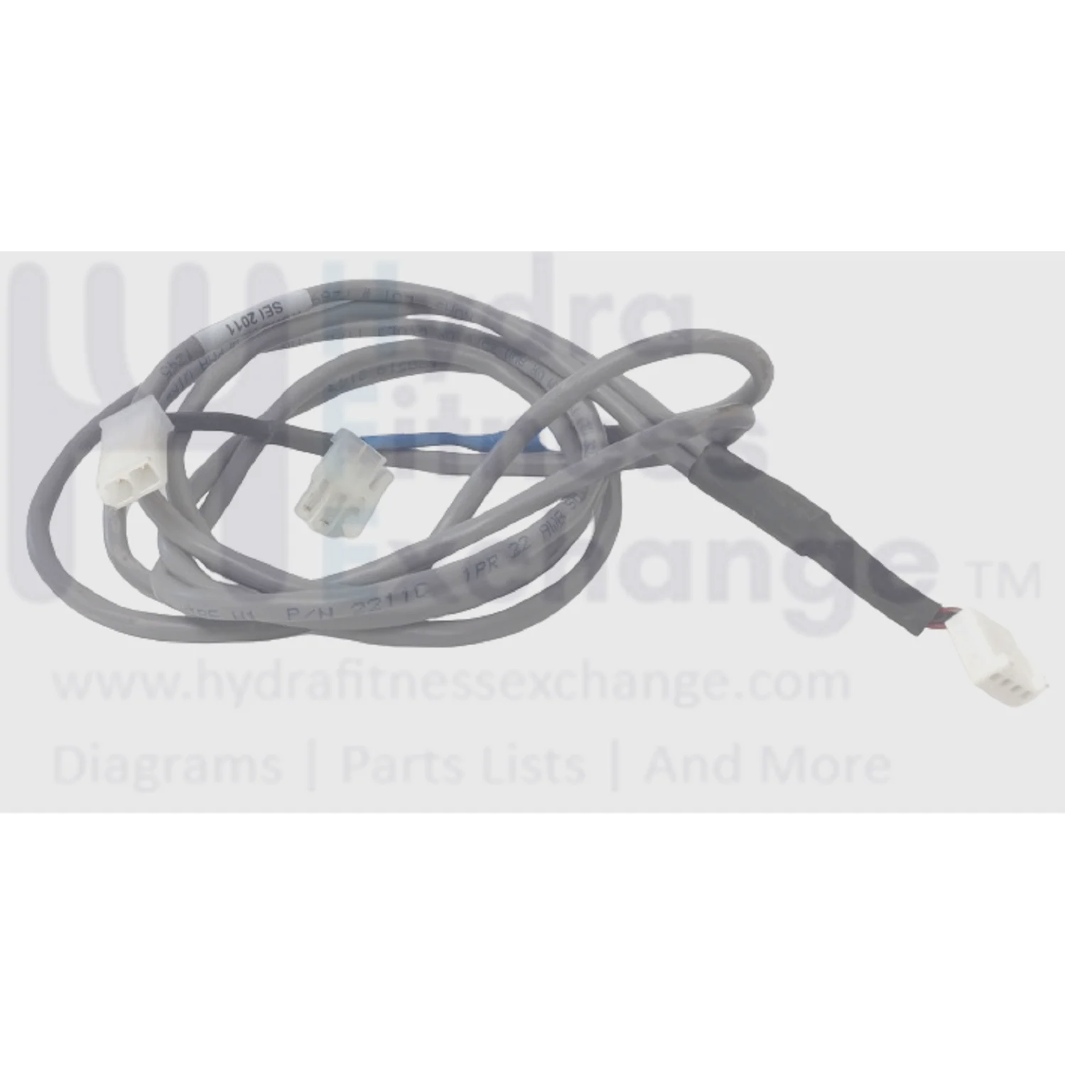 Precor Upright Bike Dual HHHR Cable Assembly with Shield 40134-042