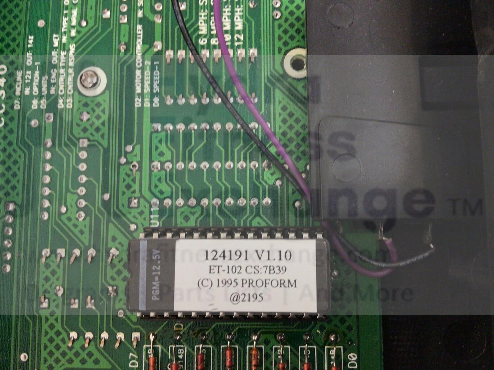 ProForm 520 PFTL10040 Treadmill Display Console Assembly MFR-ECT102 122613 - Image 3