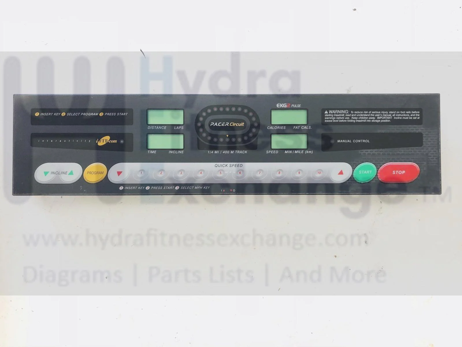 Proform 585 QS Residential Treadmill Display Console ETPF5910