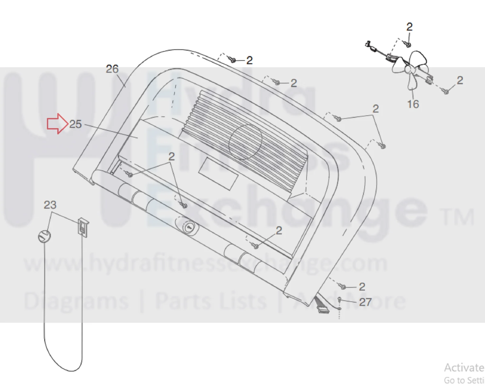 ProForm 6.0 ZT PFTL395090 PFTL395091 Treadmill Display Console Assembly 283647 - Image 3