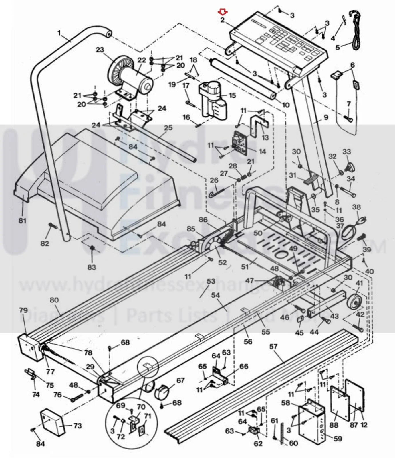 Proform 826 EXP PF826010 Treadmill Display Console Panel - Image 4