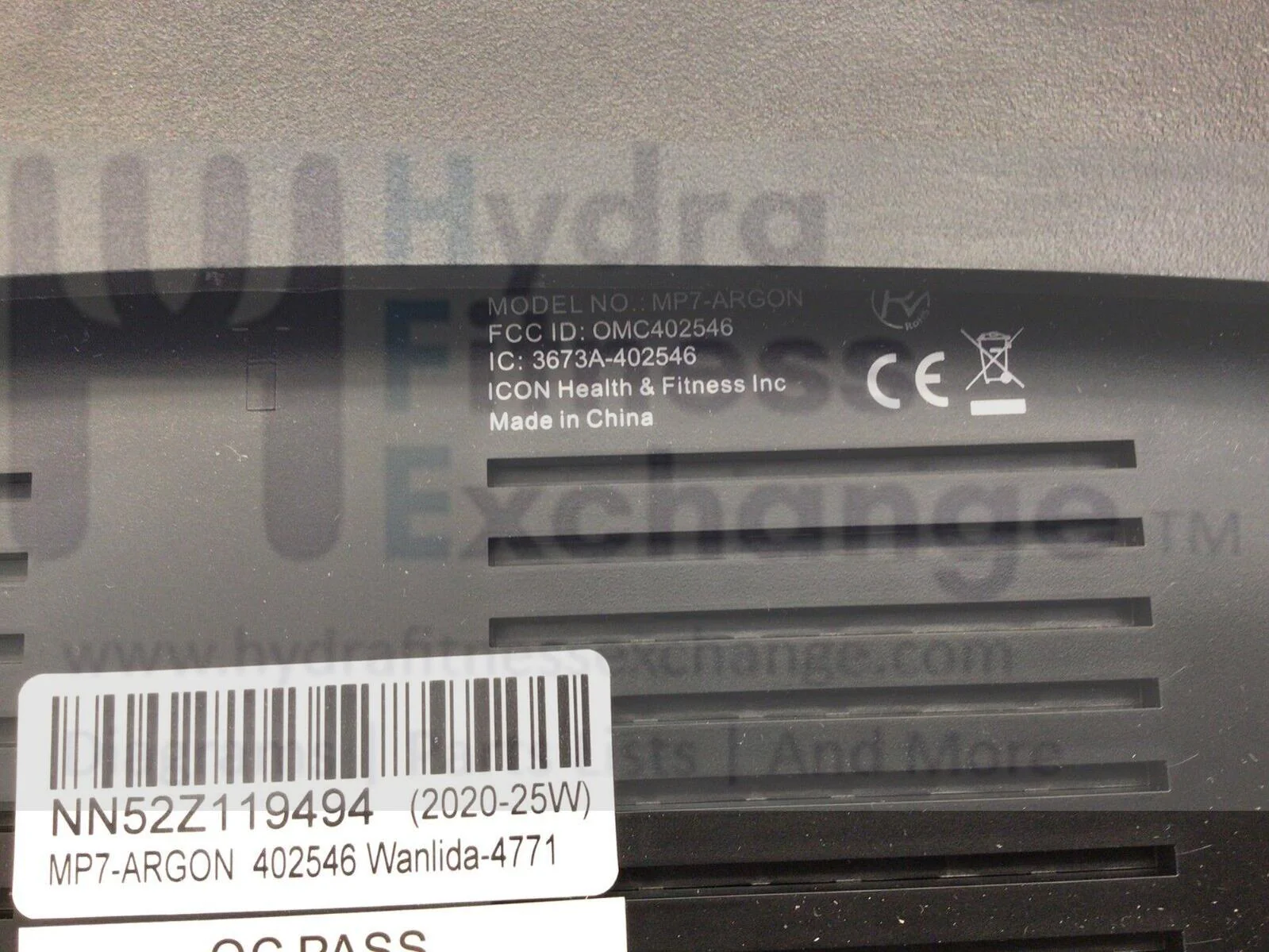 Used ProForm CITY T7 Treadmill Display Console Panel MFR-ETPF79620 419663 - Image 3