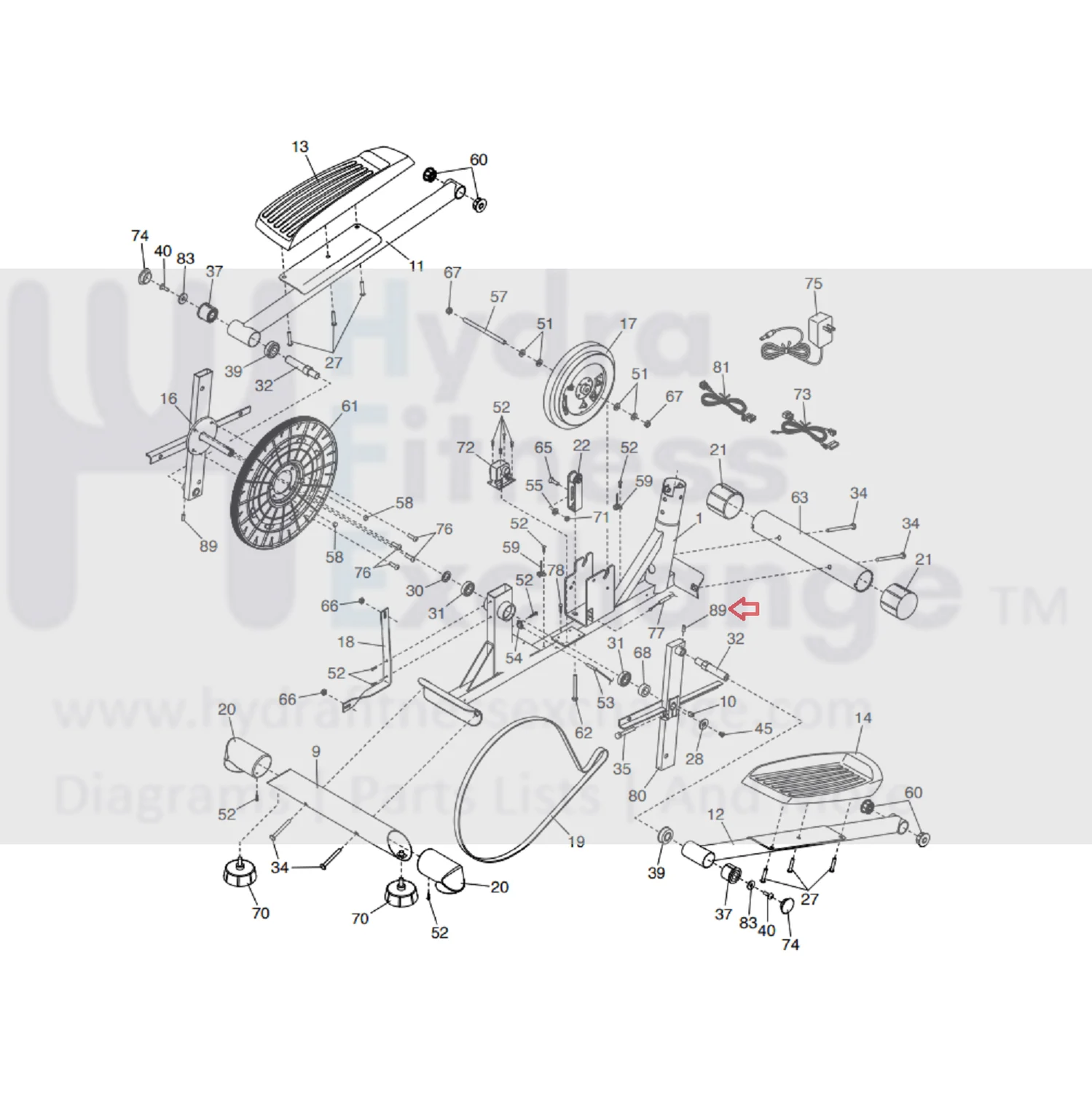 Proform Elliptical Screw Set M6 x 8mm 417005 - Image 3