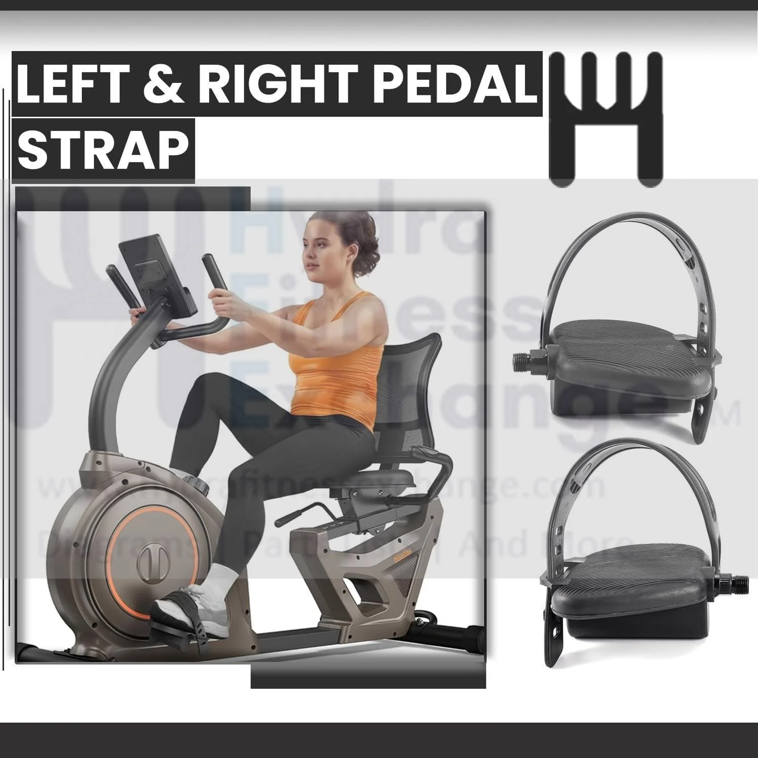 Proform Gold's Gym Icon Weslo GG STRIDE TRAINER 310 350I 380 STRIDE TRAINER 220 ZLE MOMENTUM CT 5.9 Elliptical Left Pedal 278580 - Image 3