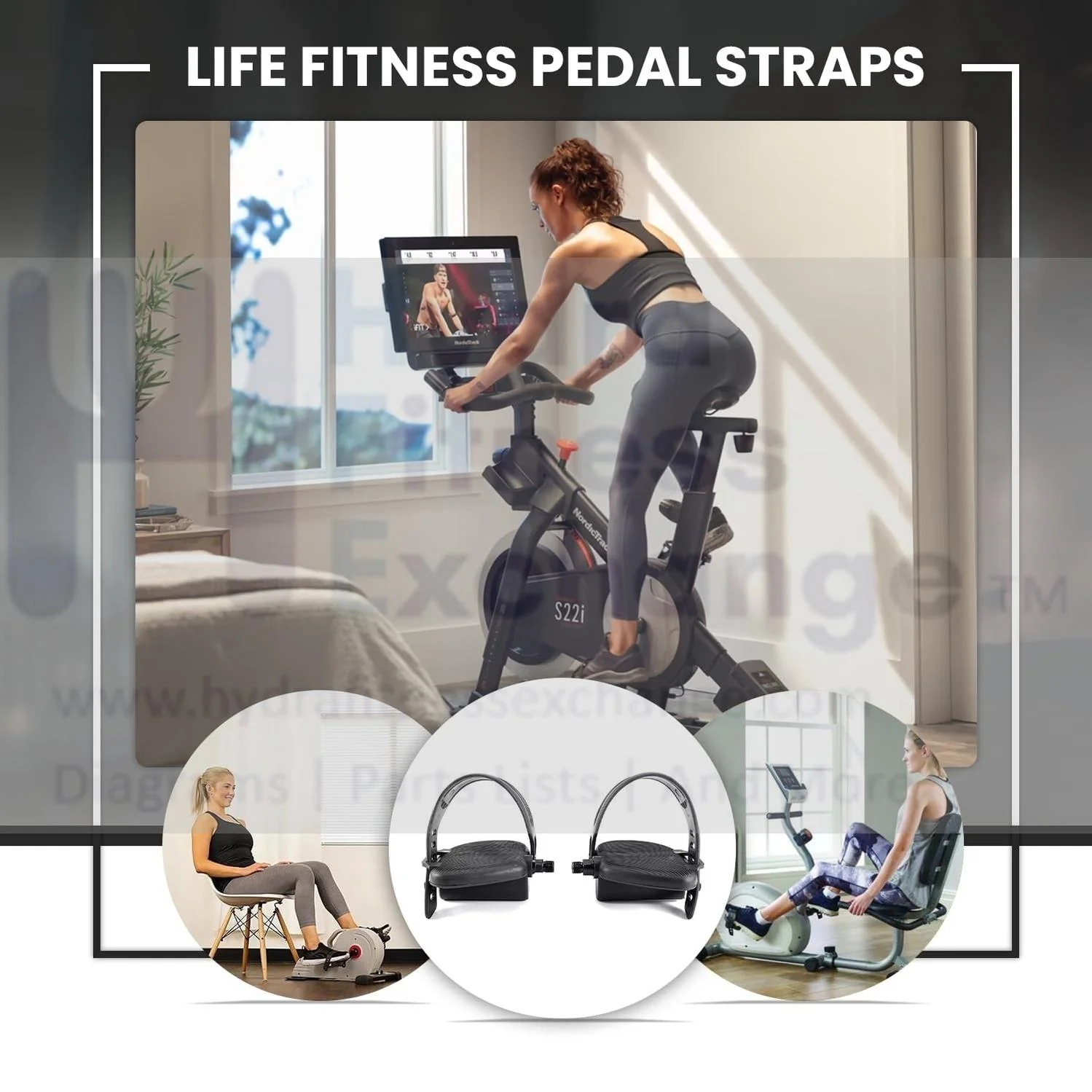 Proform Gold's Gym Icon Weslo GG STRIDE TRAINER 310 350I 380 STRIDE TRAINER 220 ZLE MOMENTUM CT 5.9 Elliptical Left Pedal 278580 - Image 4