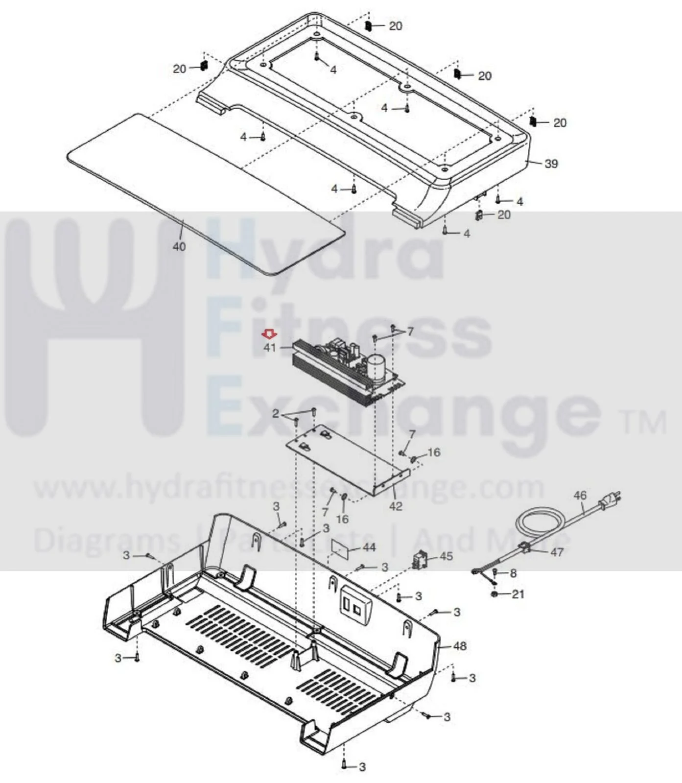 Proform L6 Treadmill Lower Motor Control Board Controller MFR-MC1618DLS 432192 Formerly 430471 - Image 5