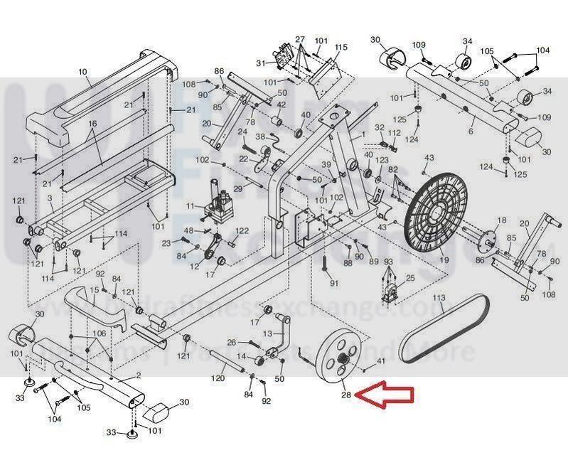 Proform Magnetic Resistance Eddy Brake Mechanism 364320 - Image 3