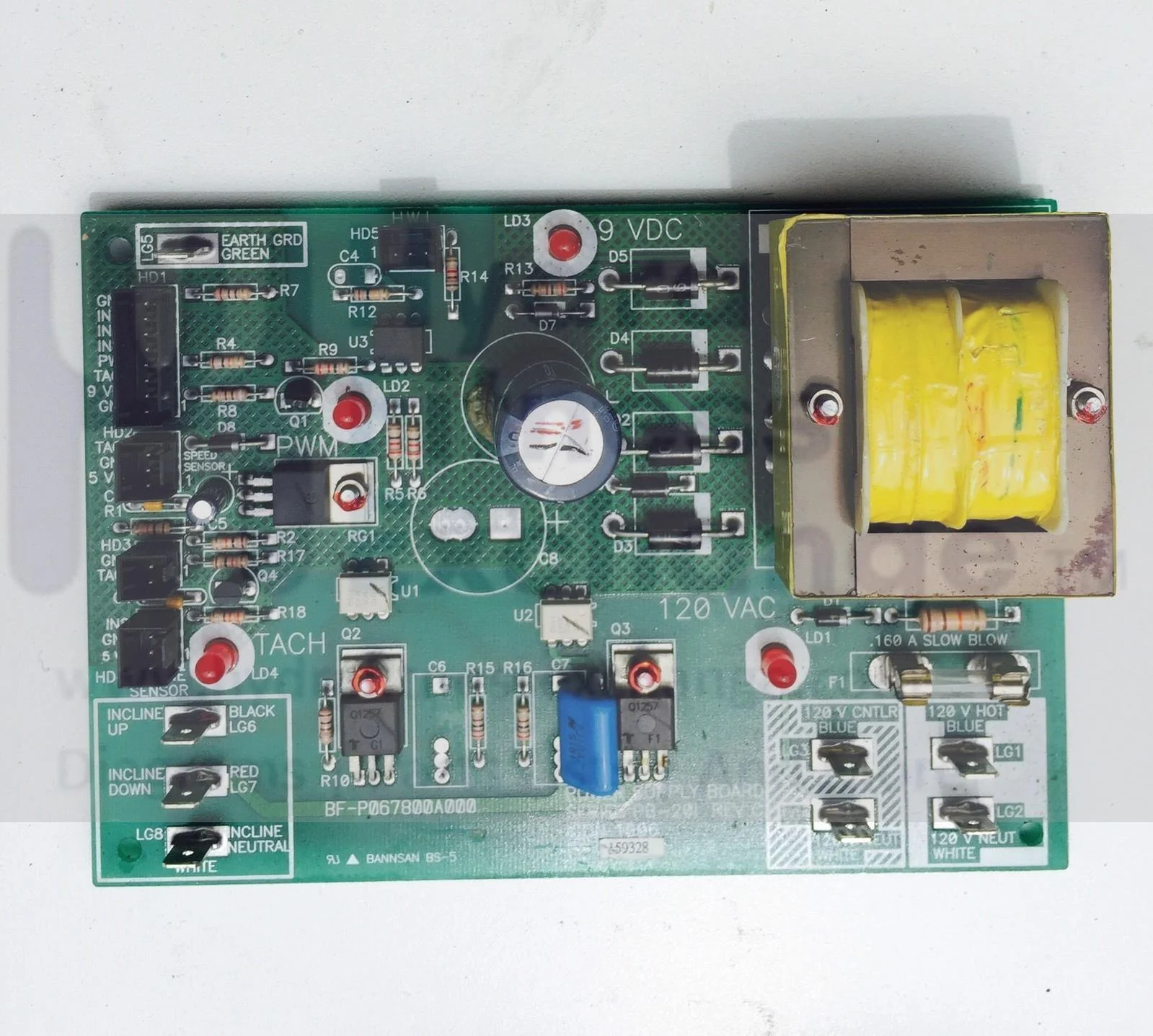 Proform Nordictrack Healthrider Reebok Image Power Supply Board Treadmill 159328