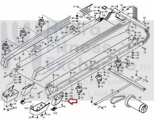 Proform Nordictrack Treadmill Folding Storage Safety Latch Shock 356327 388203 - Image 3