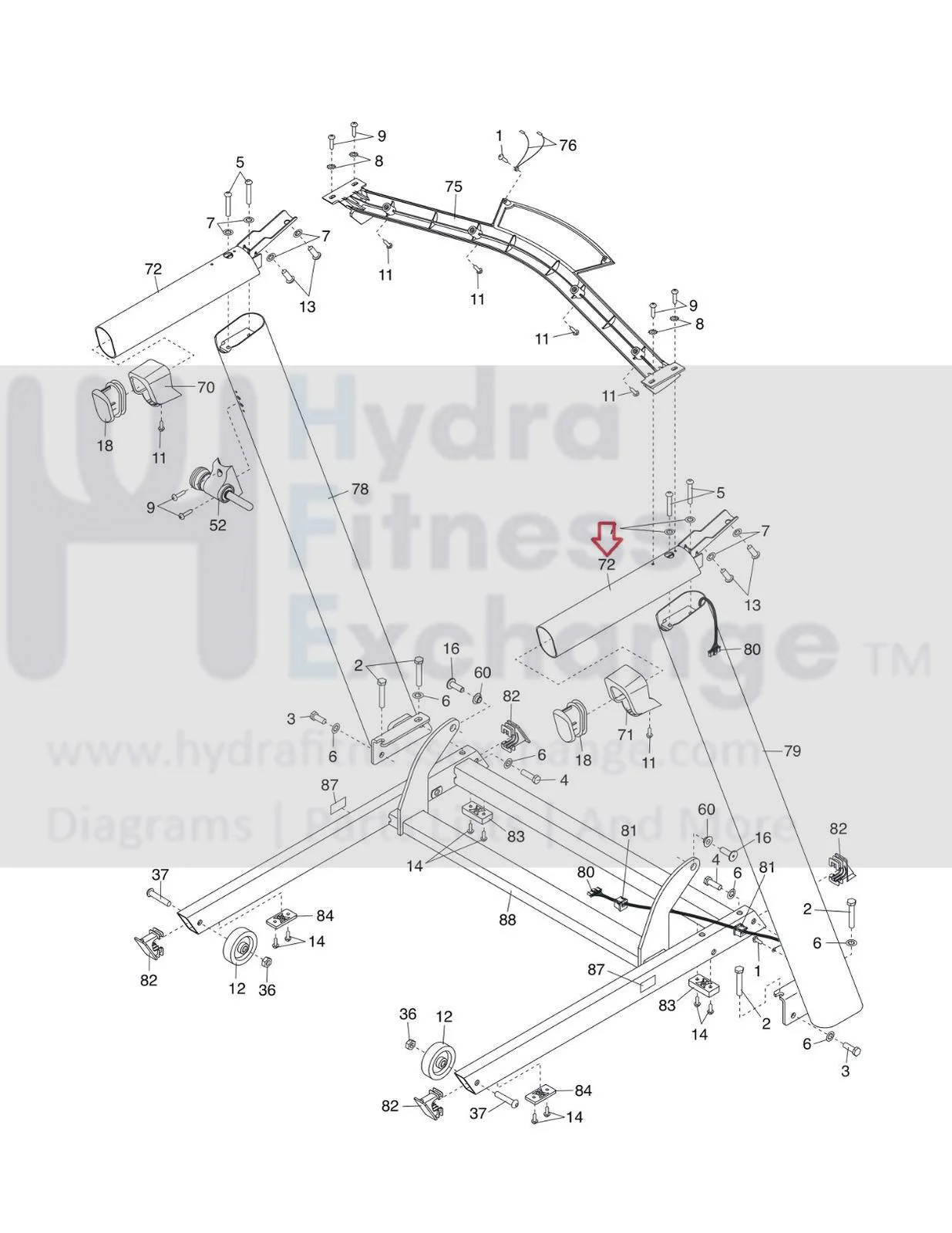 ProForm NordicTrack Treadmill Left Handrail Set 394819 - Image 3