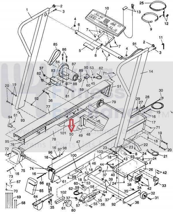 Proform Performance 600c PFTL795112 Treadmill Walking Running Treadbelt 361896 - Image 2