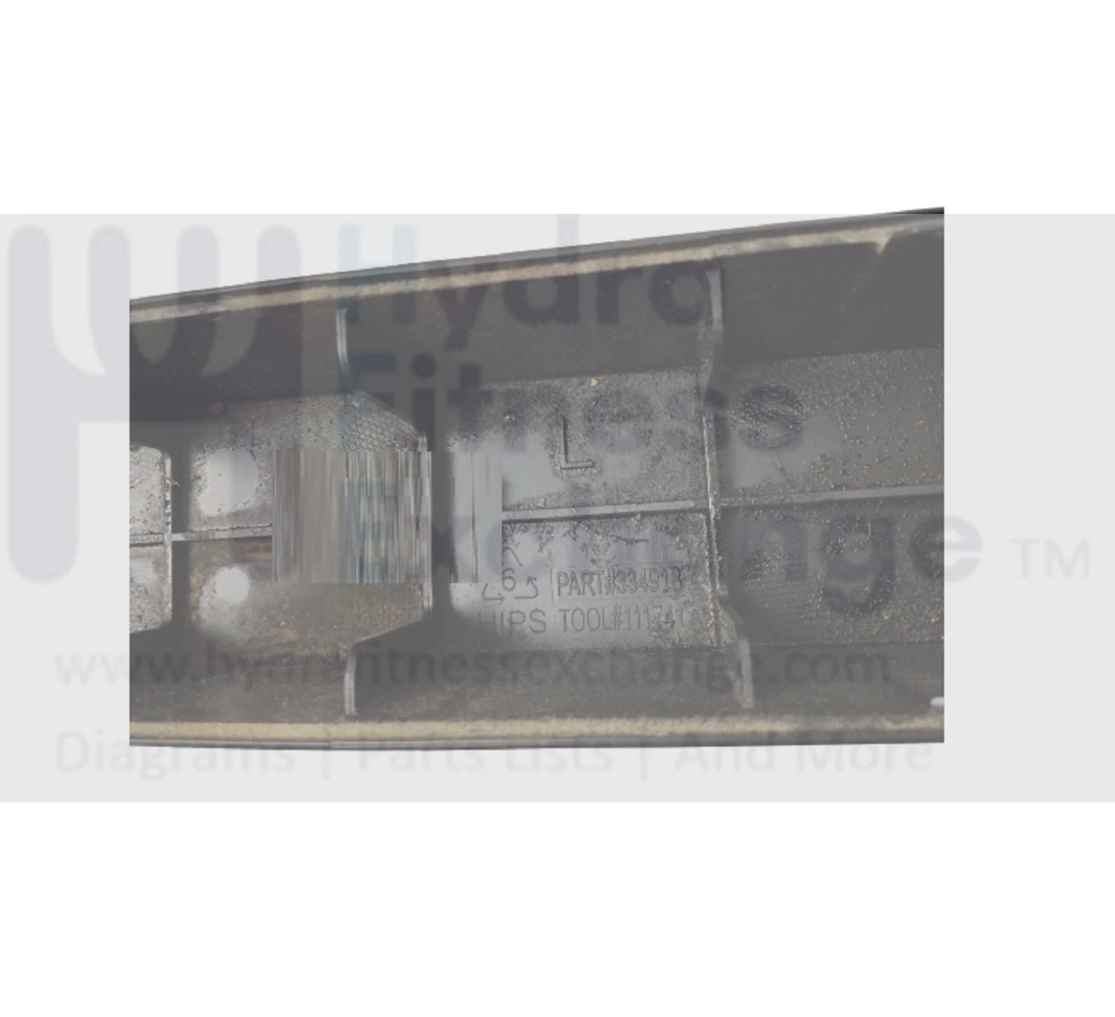 Proform Power 995 C Performance 1650 Treadmill Left Bottom Handrail Cover 334918 - Image 2
