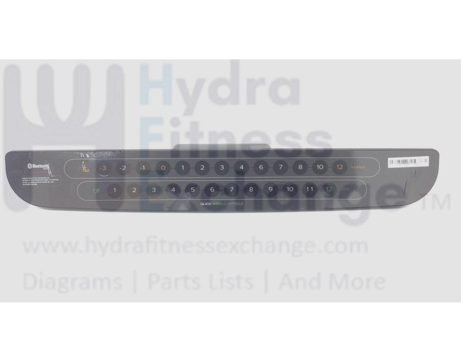 Proform Pro 9000 Treadmill Display Console Overlay Quick Control 427249
