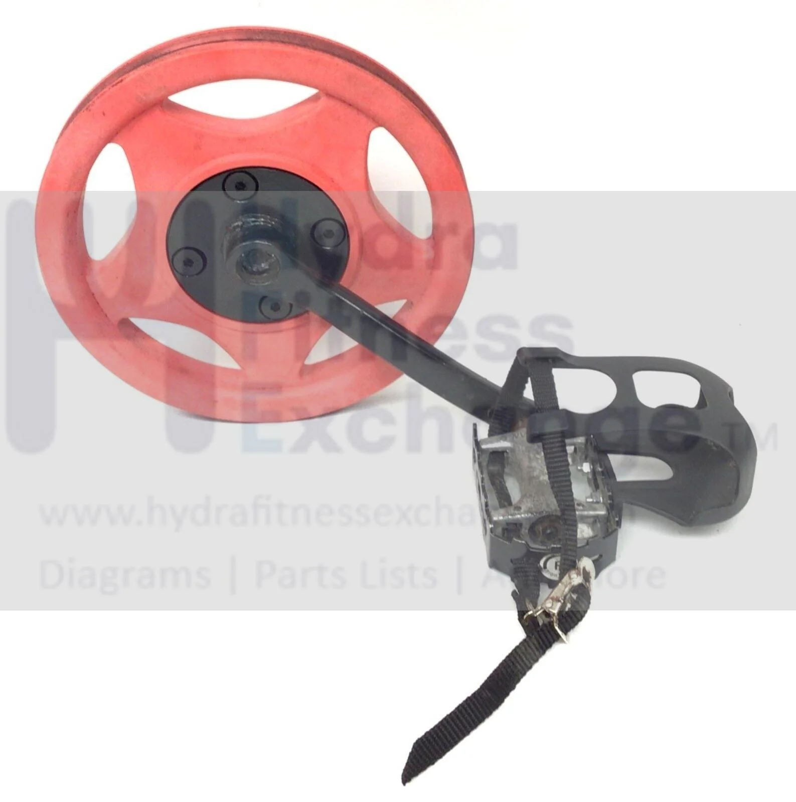 ProForm Stationary Bike Crank Arm with Pulley & Pedal Set 398881 & 404964