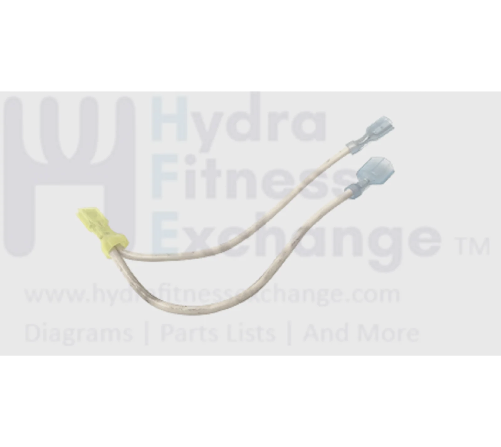 Proform Treadmill Male Pigtail X2 Female Quick Connect Jumper Wire White 139834