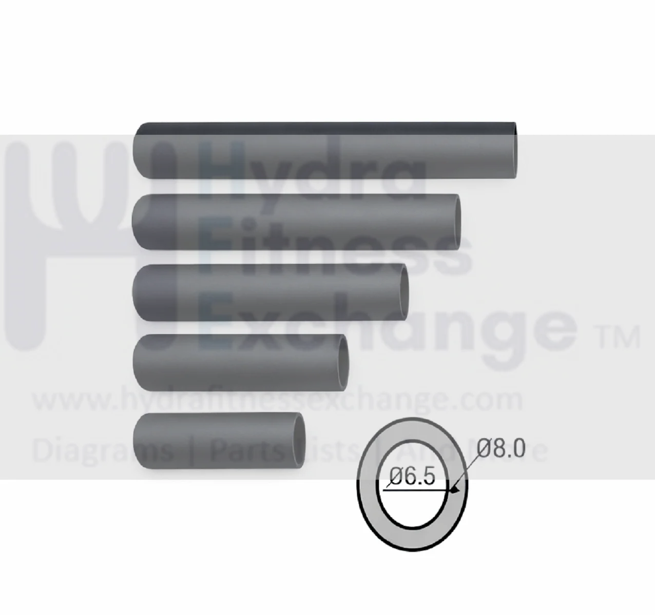 PVC Handle Grips Single Size Handlebar D25 - Image 2