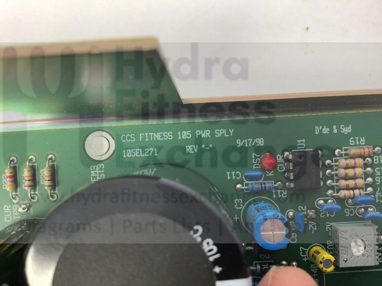 Reebok Xl 200 Elliptical Lower Motor Control Board Controller MFR-105EL271 - Image 2
