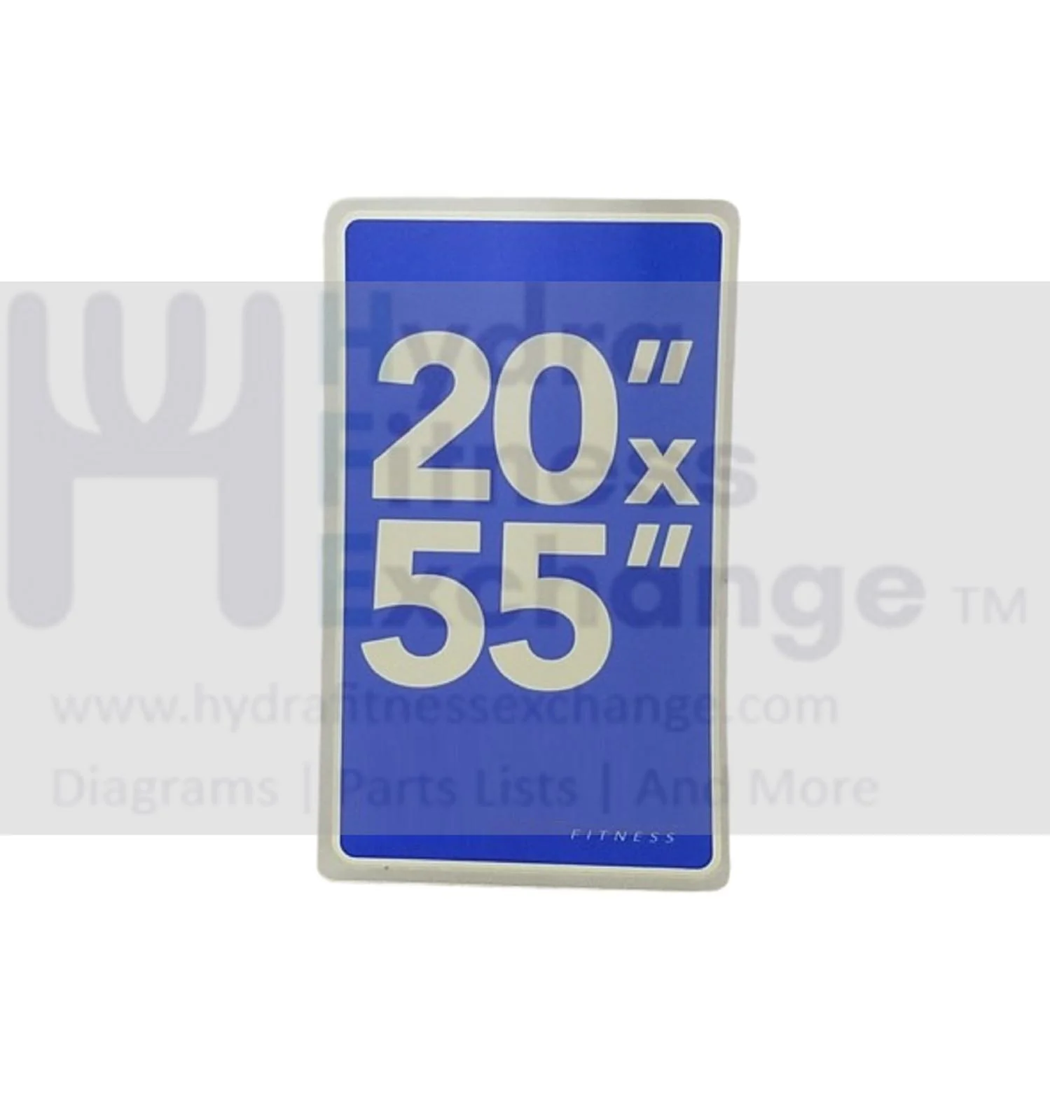 Horizon Fitness TM734 TM486 Treadmill Right Rear Roller End Cap Pop Sticker 1000413743
