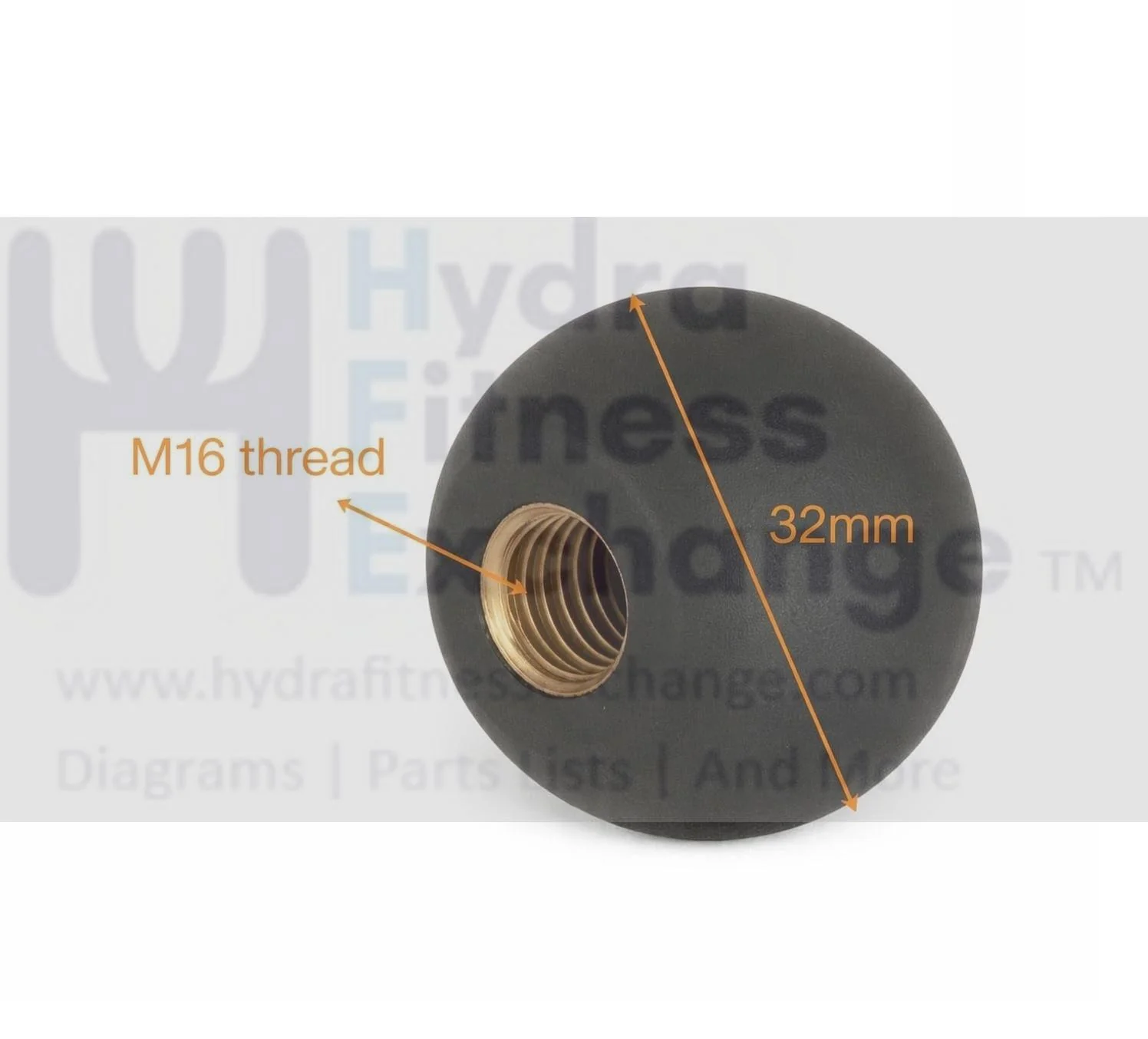 Round Black Pull Knob Replacement for Bike Gym Pop Pin | Commercial & Home Gym - Image 4