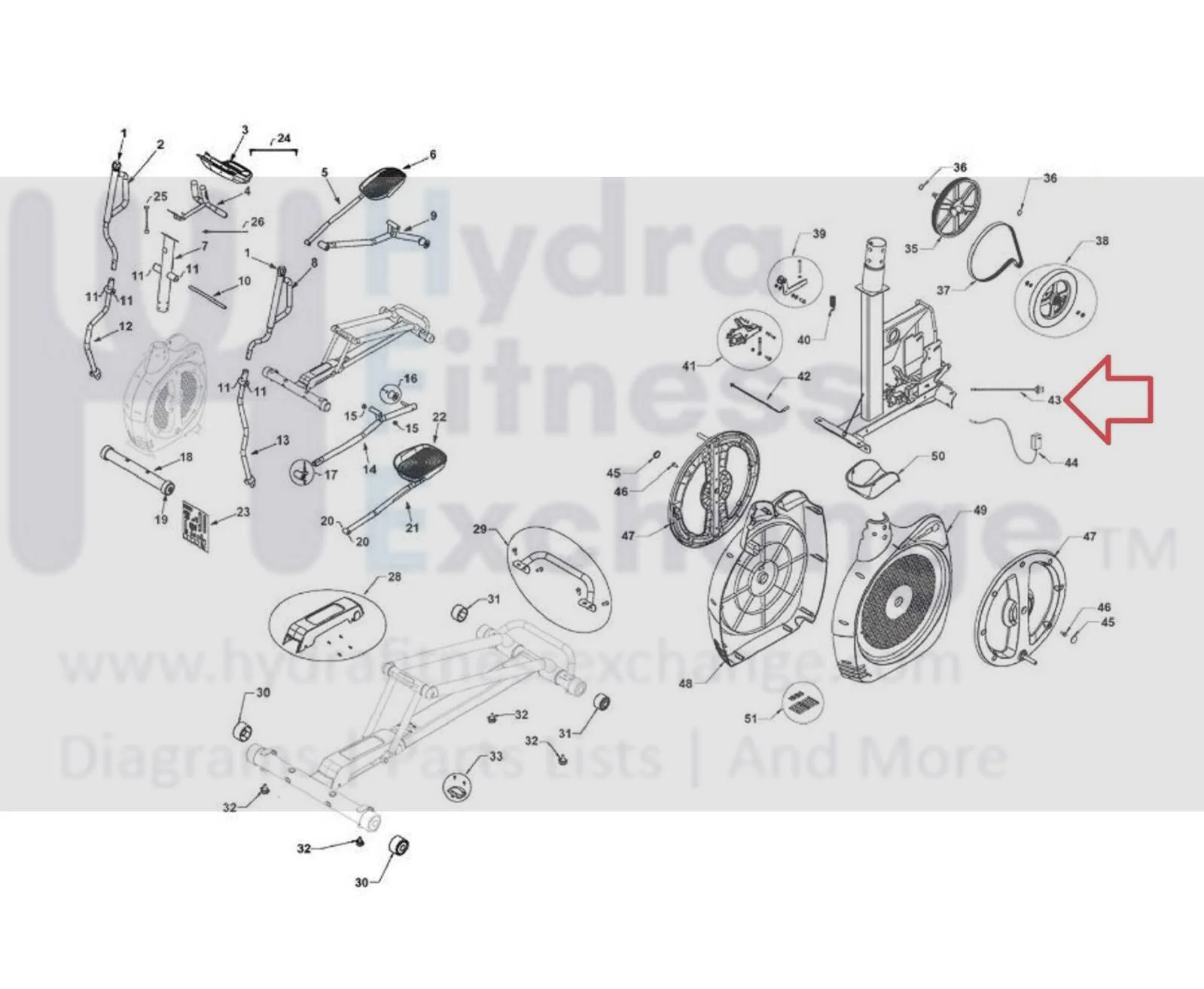 Schwinn 450 - 100217 Elliptical Power Entry Inlet Wiring Harness 004-7463 - Image 2