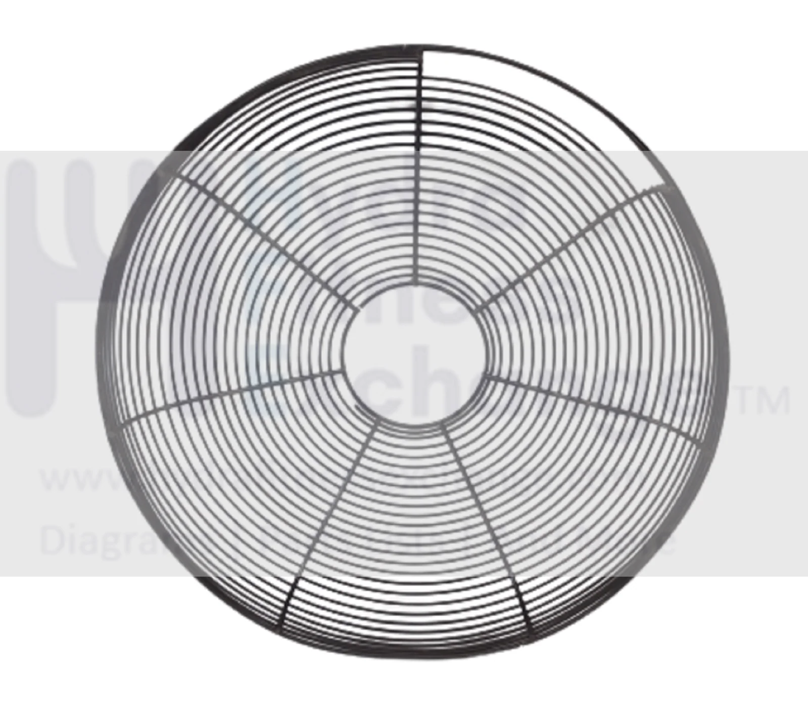 Schwinn Airdyne Evolution Pro/Comp Upright Bike Left Fan Cage 95520 - Image 2