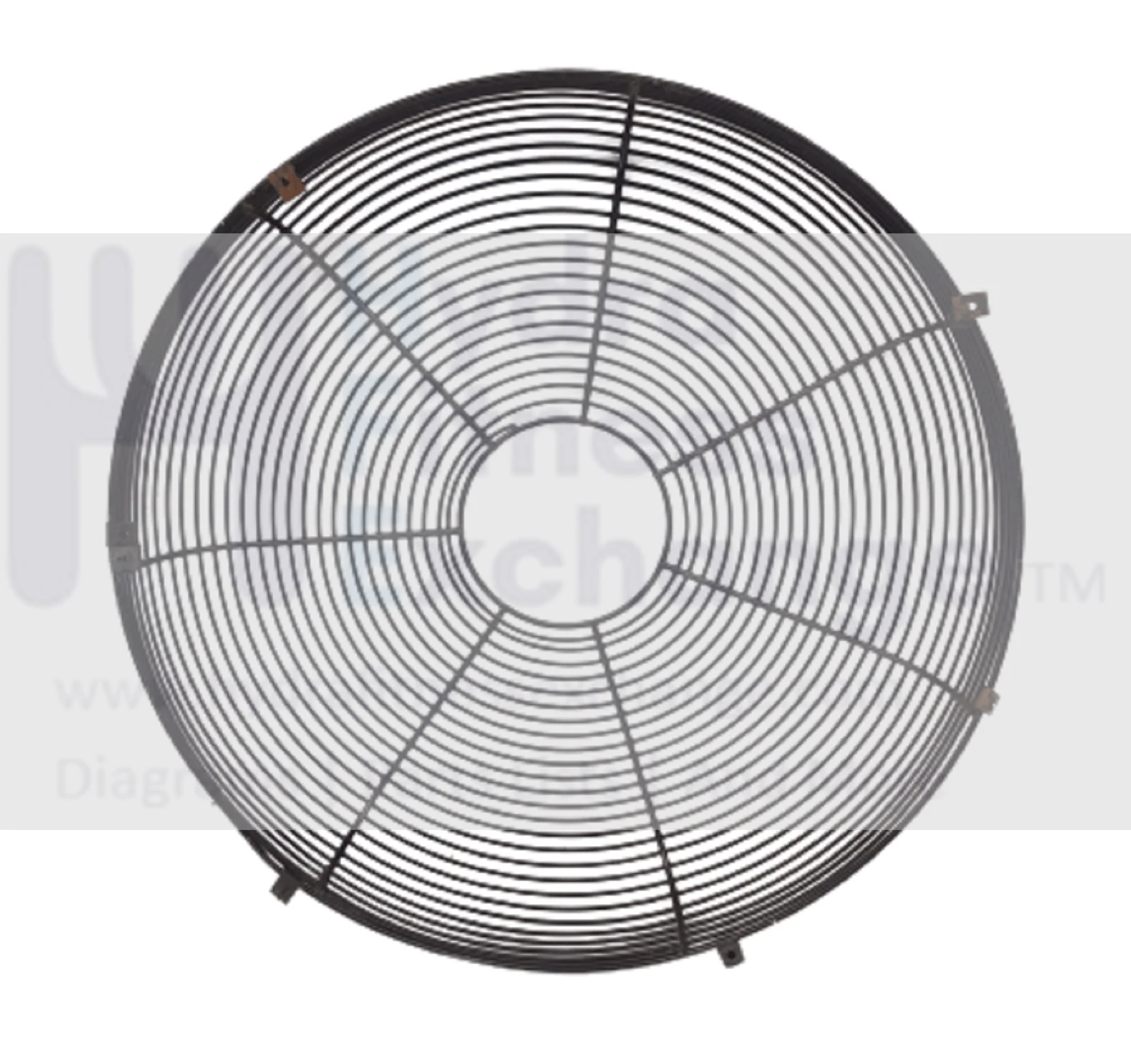 Schwinn Airdyne Evolution Pro/Comp Upright Bike Right Fan Cage 95521 - Image 2
