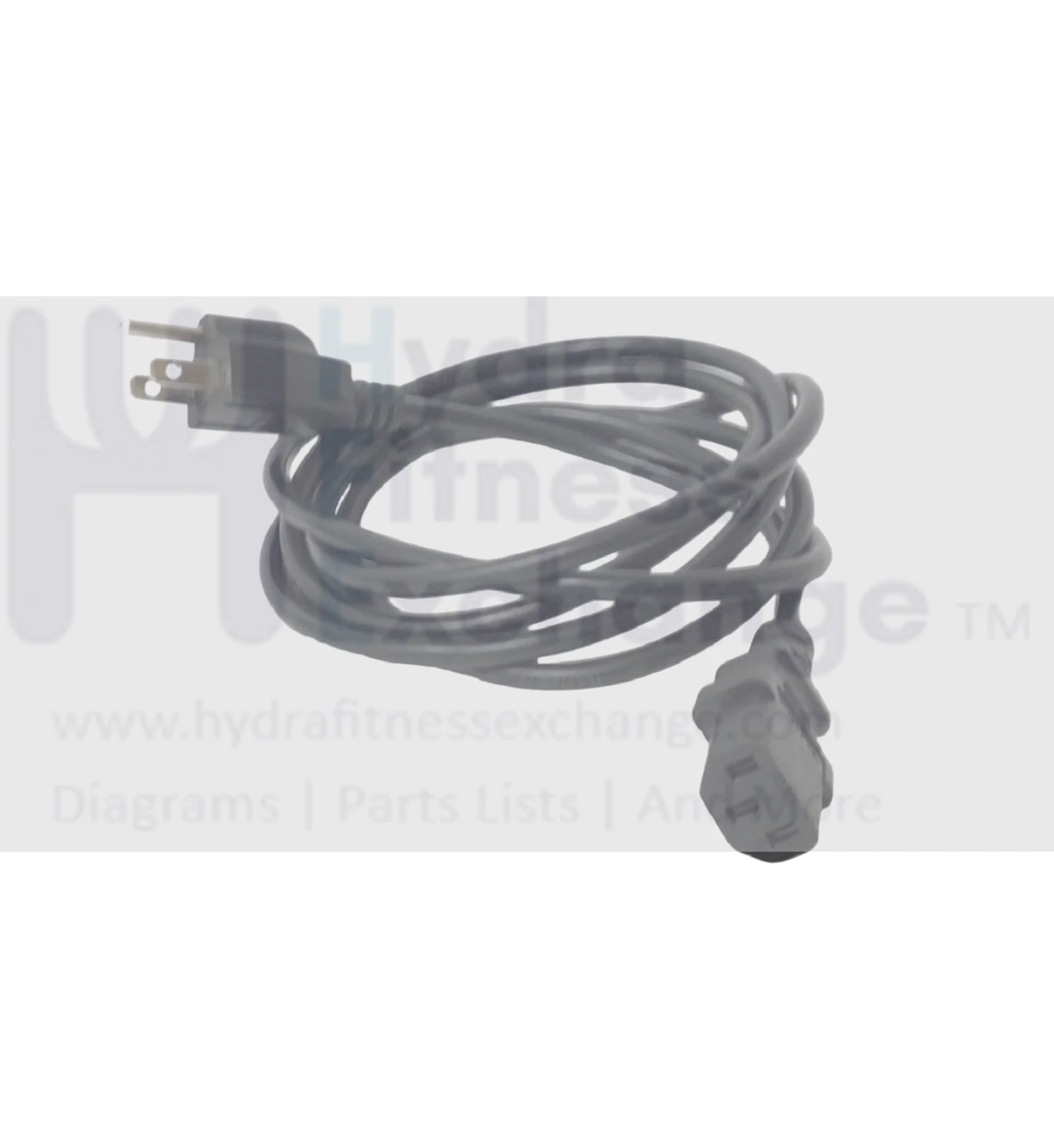 Schwinn Elliptical Power Cord 18AWG 120VAC 1000511507 & 8005265 - Image 2