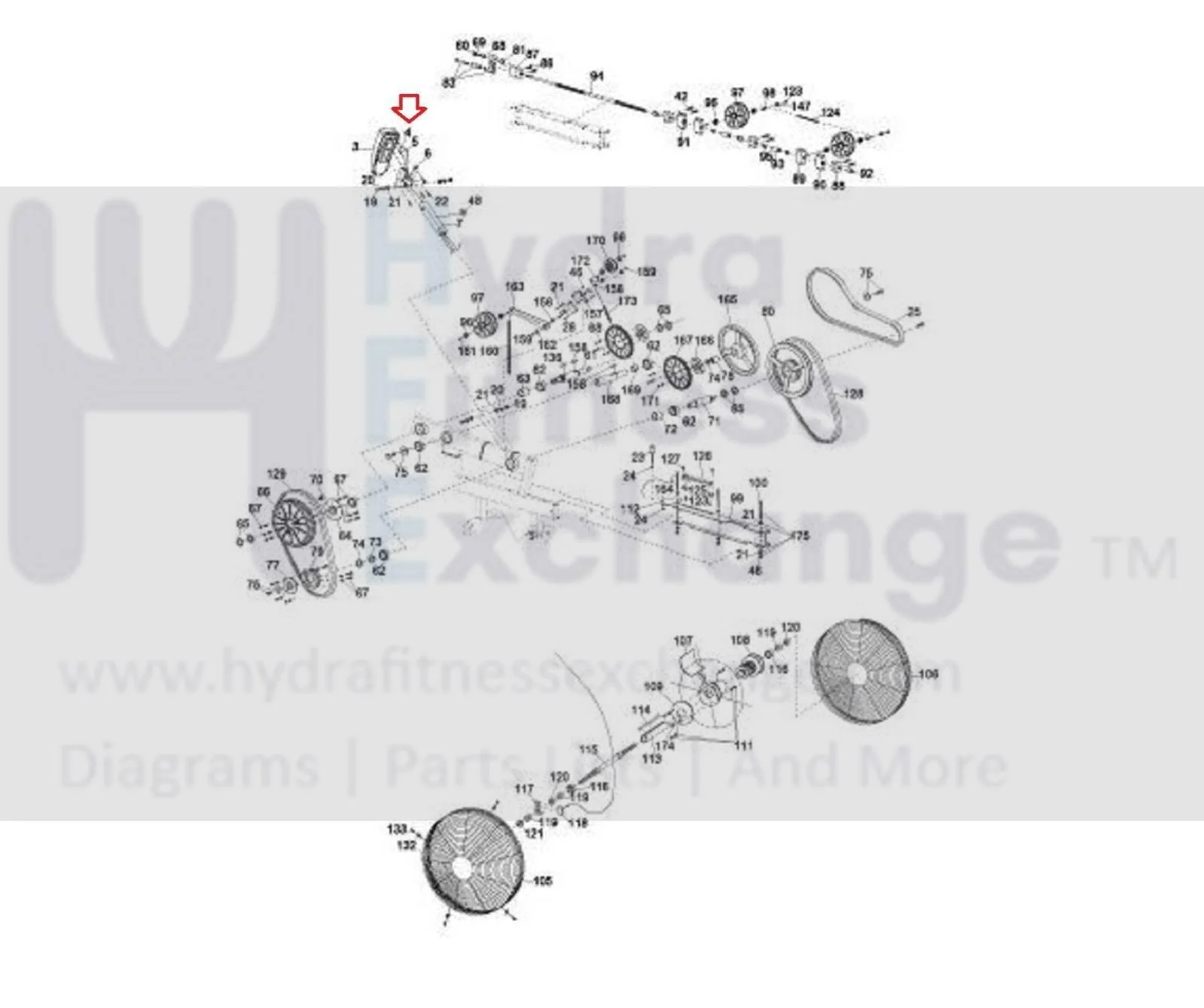 Schwinn Fitness Windjammer Rower Resistance Sensor Wire 92922 - Image 2