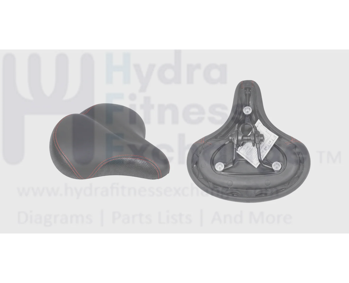 Schwinn Indoor Cycles Saddle Seat W/Round Stud Clamp Style L 275mm x W 275mm