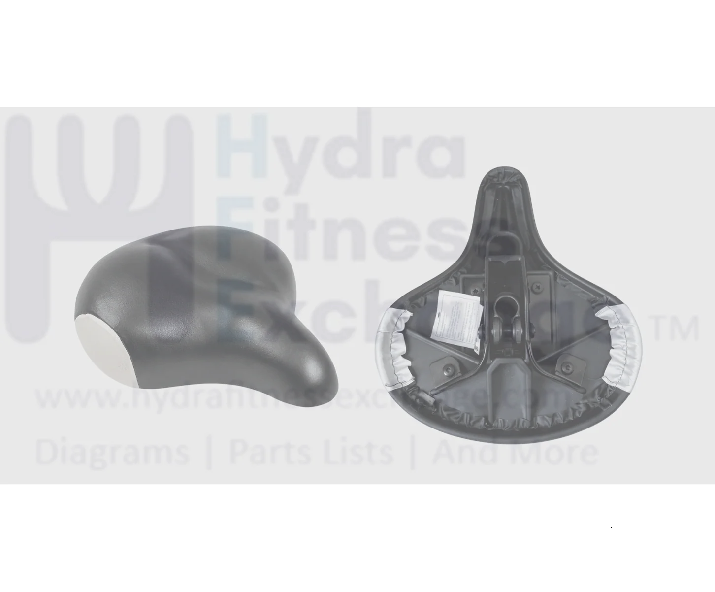 Schwinn Indoor Cycles Saddle Seat W/Round Stud Clamp Style L 318mm x W 335mm - Image 2