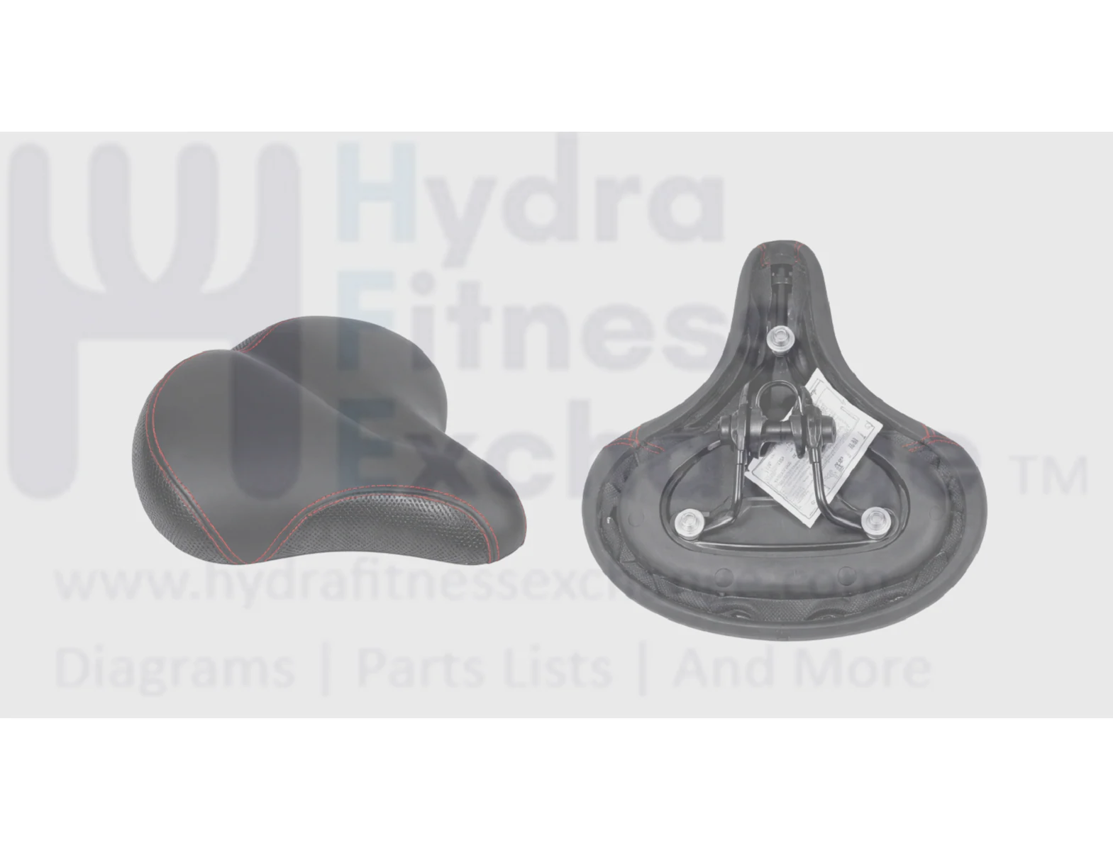 Schwinn Stationary Bike Saddle Seat Round Stud Clamp Style 275mm x 275mm 8002124