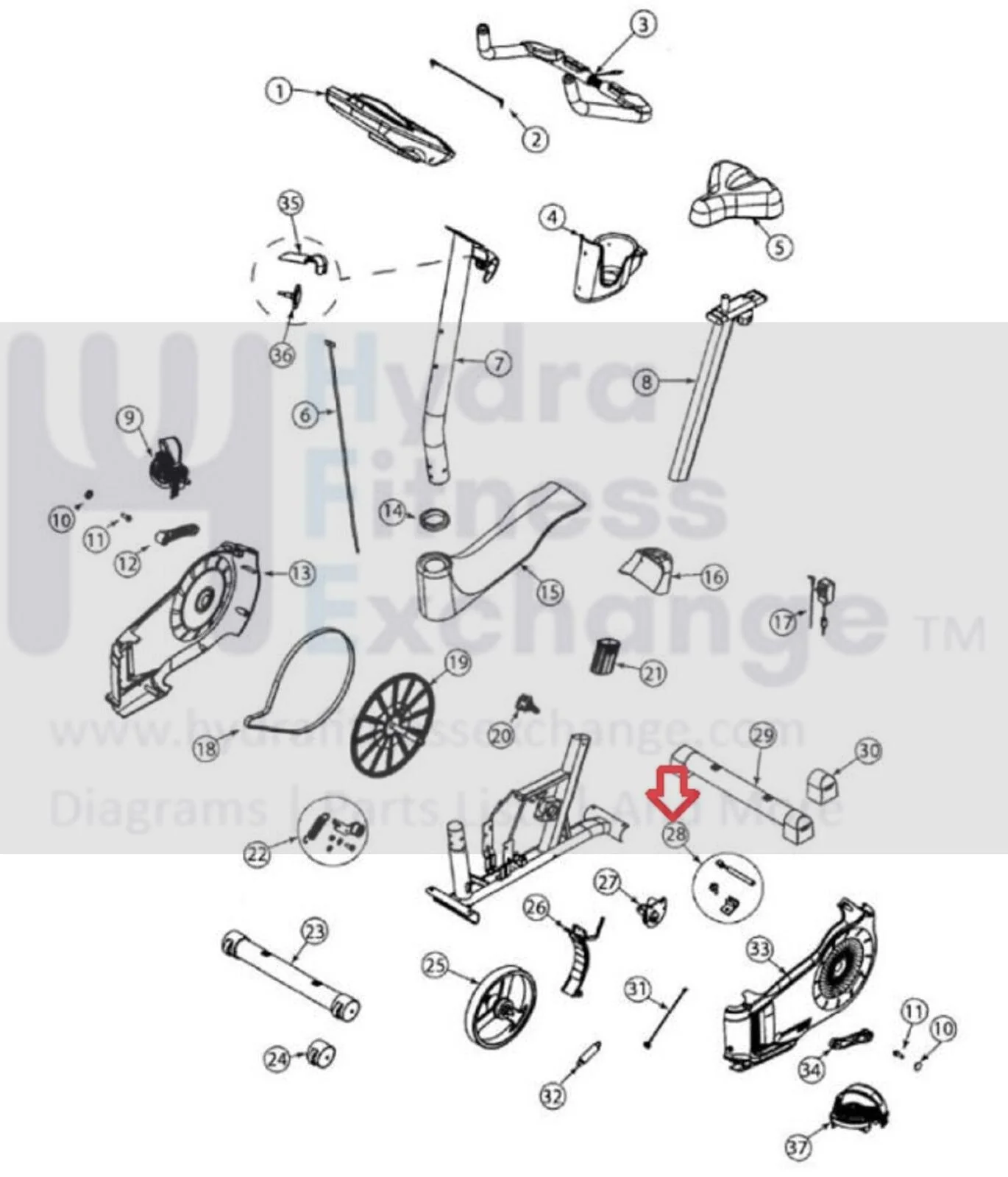 Schwinn Upright Bike RPM Speed Sensor Reed Switch 2 Terminal Wire 1000511253 Formerly 8002222 - Image 2