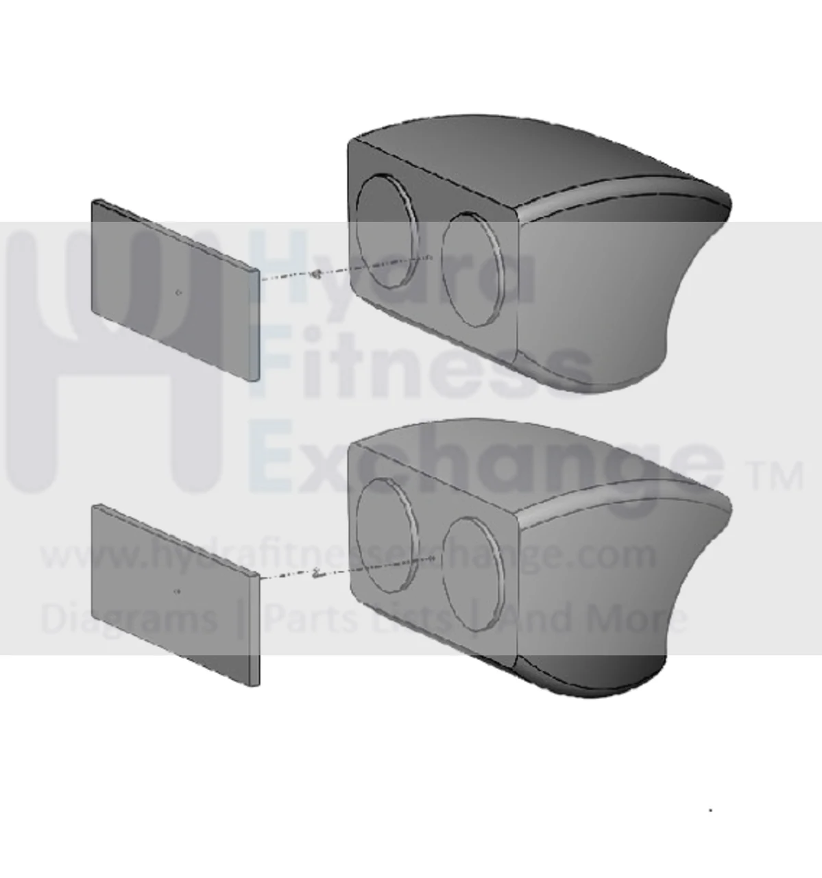 SciFit SXT7000 SXT7000E-INT SXT7000-INT Elliptical Bioflex Cushion Kit S5837