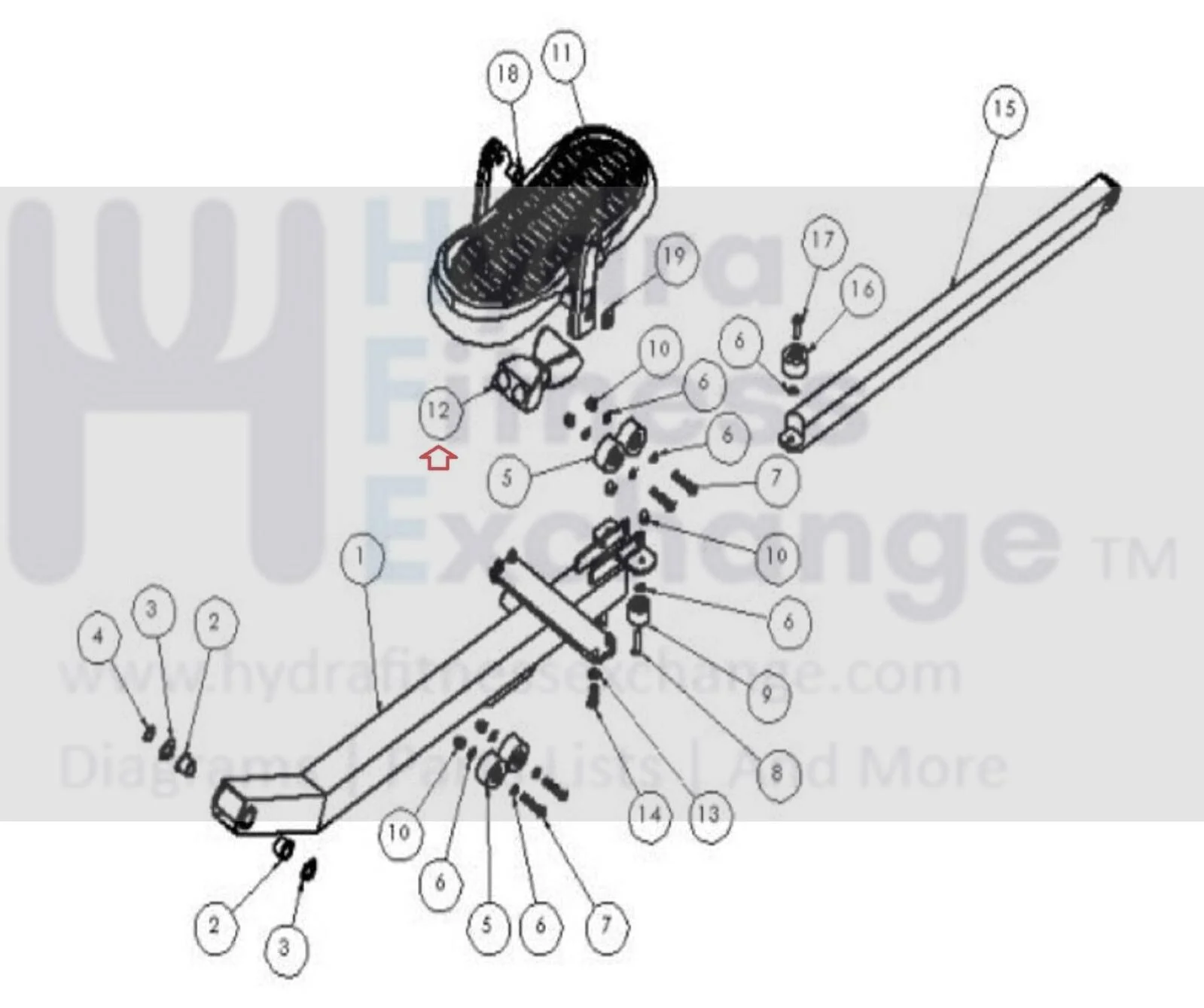SciFit SXT7000 SXT7000E-INT SXT7000-INT Elliptical Bioflex Cushion Kit S5837 - Image 3