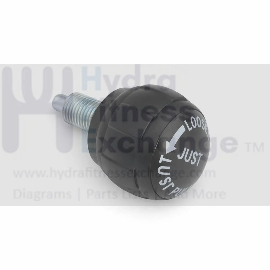 Seat Pop Pin Knob Size 1" Thread Pin M16 - Dia 5/16" Thread Length 0.79" Black