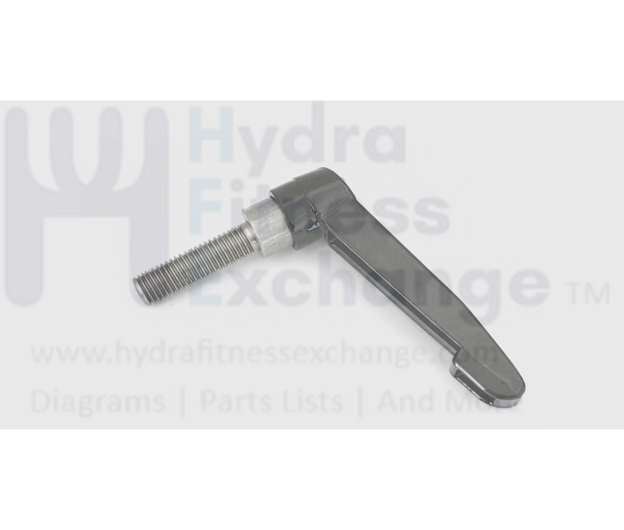 Seat Post Pin Size of Black Knob 4.33" (110mm) - Thread Pin M12 - Pin Length 1-3-4" (45mm) Stationary Bike