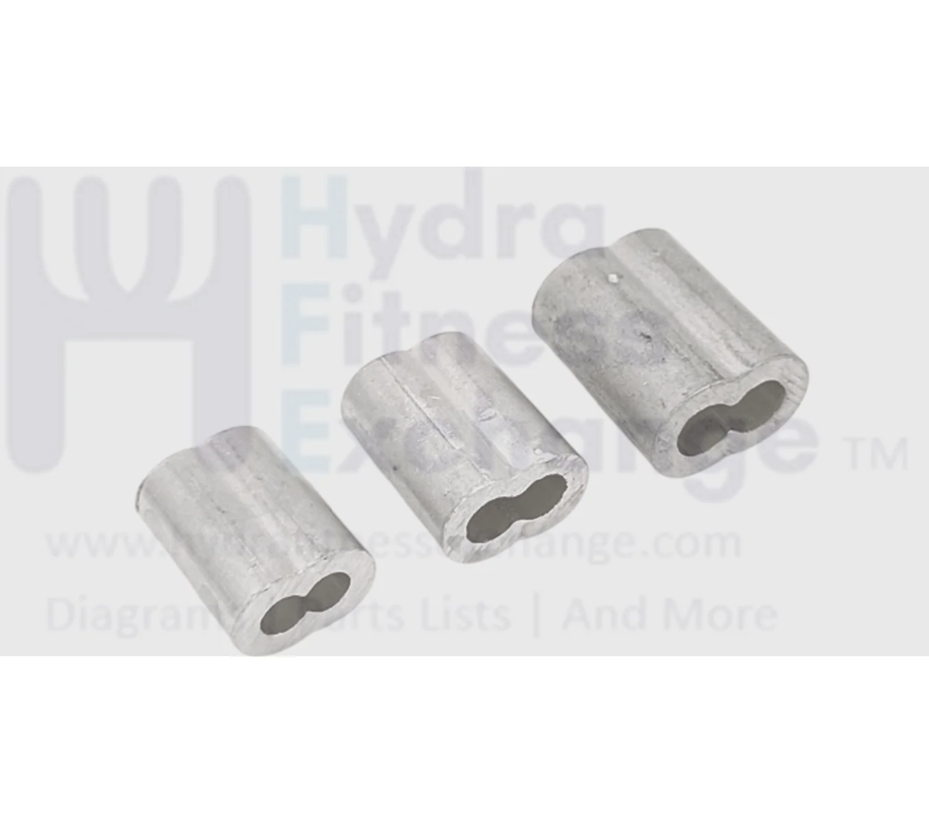 Sleeve Oval Crimp for 4mm Cable Size 15.7 x 3.9 Strength System