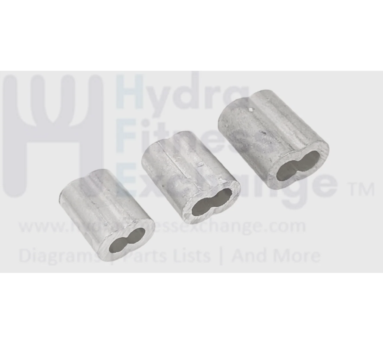 Sleeve Oval Crimp for 5mm Cable Size 17.7 x 4.7mm Strength System