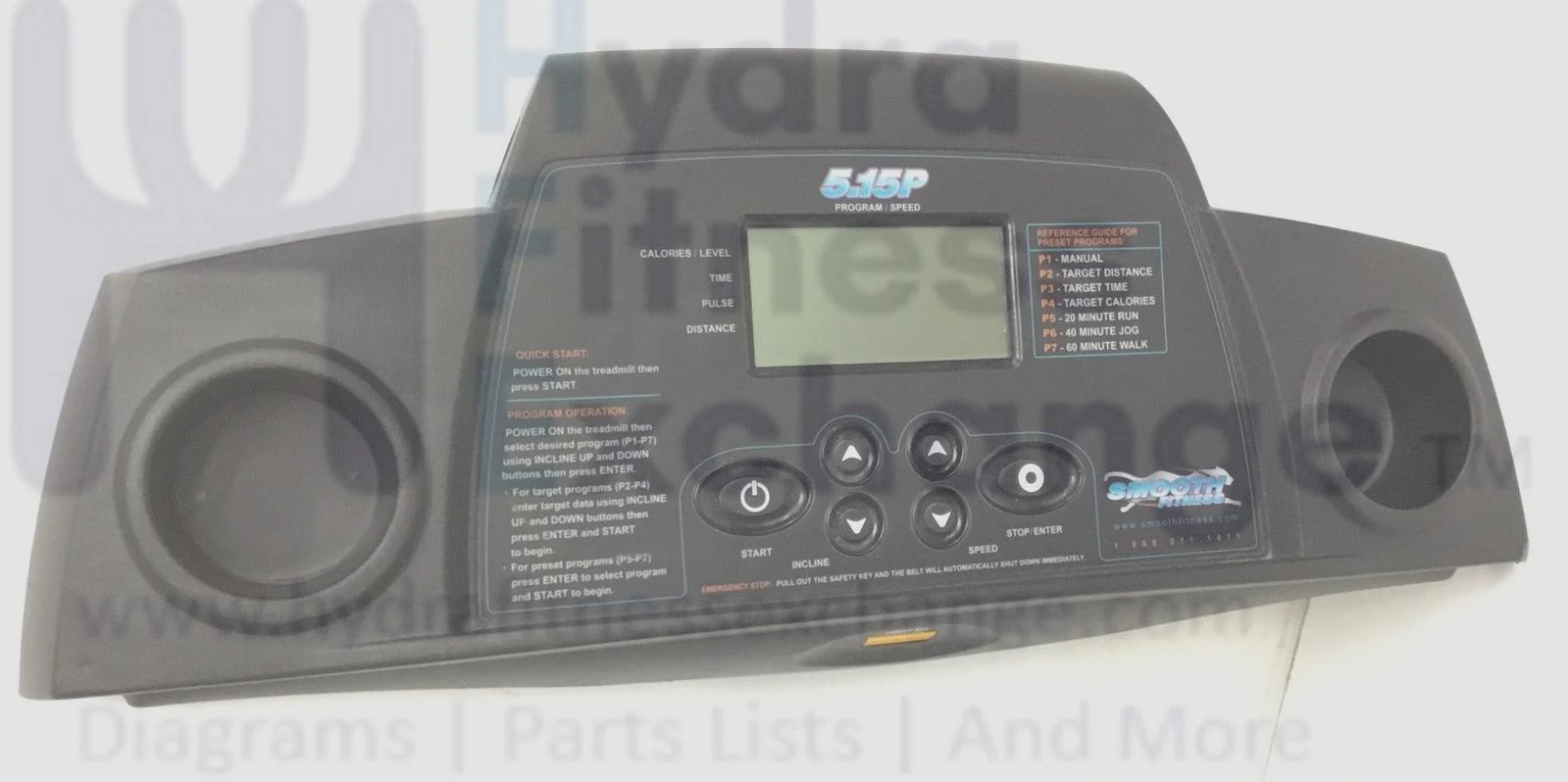 Smooth 5.15P Treadmill Display Console Panel 5.15P-26