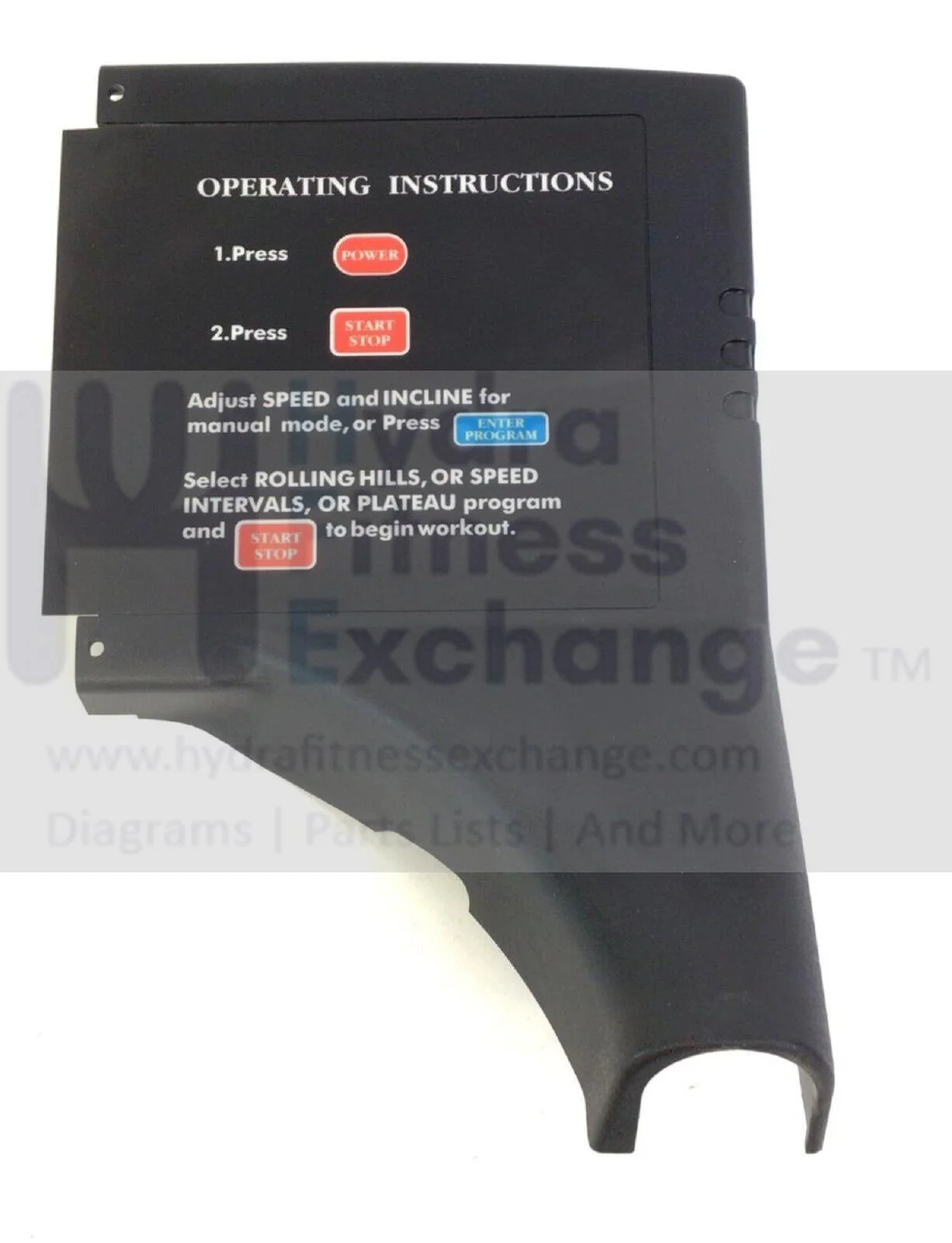 Smooth Fitness 5.0P Treadmill Console Side Right Cover