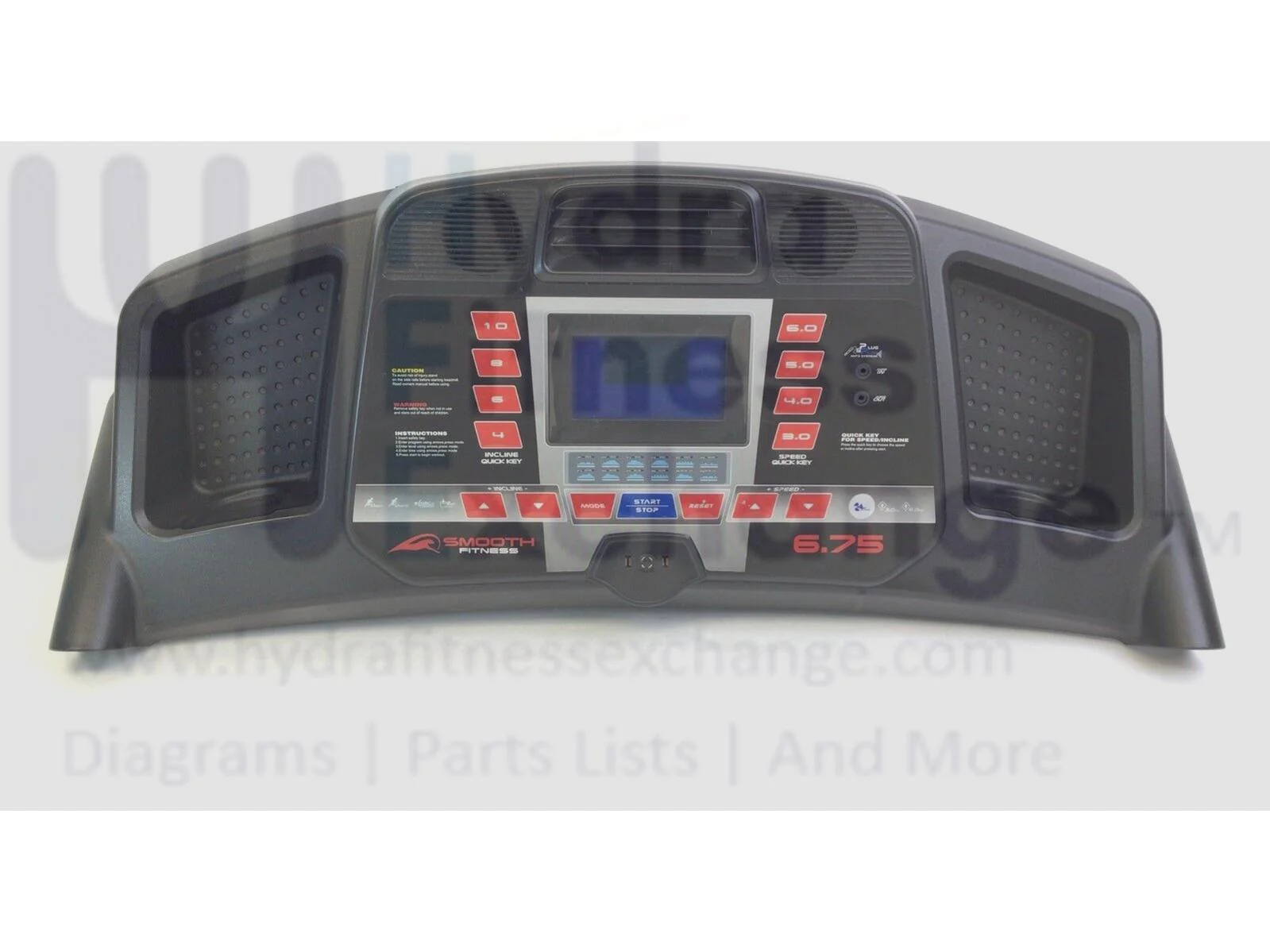 Smooth Fitness 6.75 Treadmill Display Console Assembly 675i-202