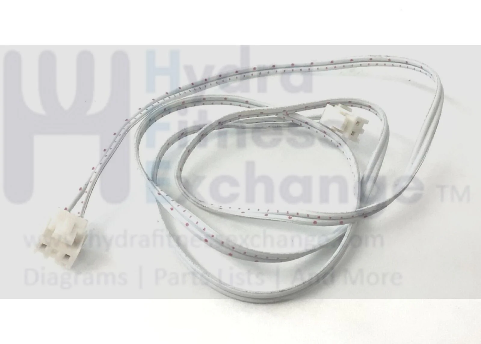 Smooth Fitness 9.65LC Treadmill Console Wire Harness White 2 Pin