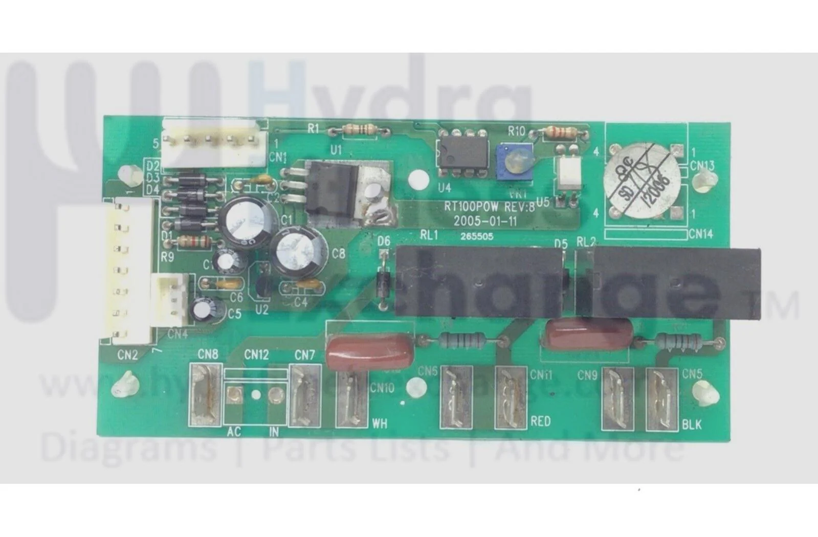 Smooth FX25 Treadmill Power Circuit Board MFR-RT100Pow