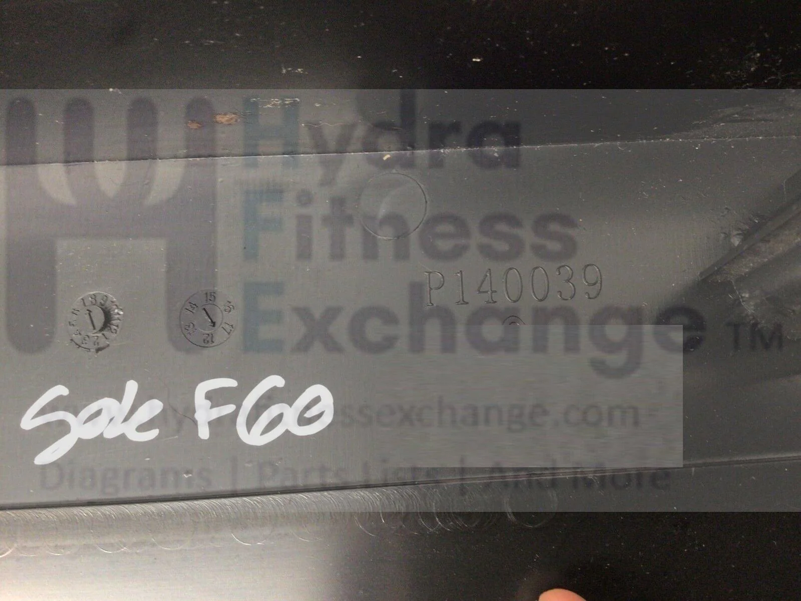 Sole Fitness F60 - 560812 - 560816 Treadmill Left Frame Base Cover P140039-A1 - Image 3