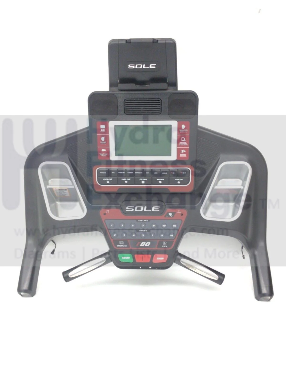 Sole Fitness F80 580818 Treadmill Display Console Assembly CRZ4YT0330-20