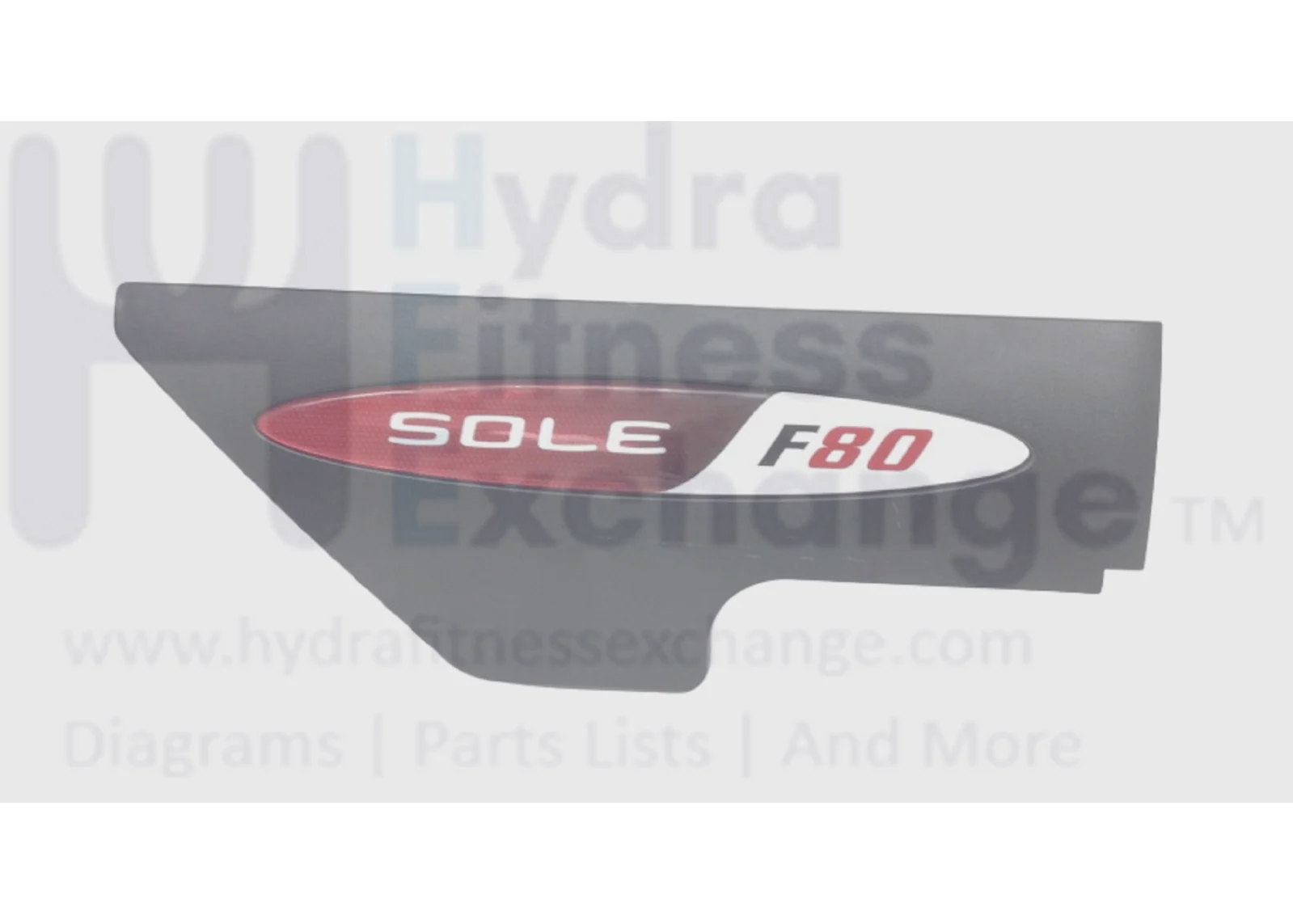 Sole Fitness F85 F80 F65 S77 Treadmill Left Logo Cover P030070-A1