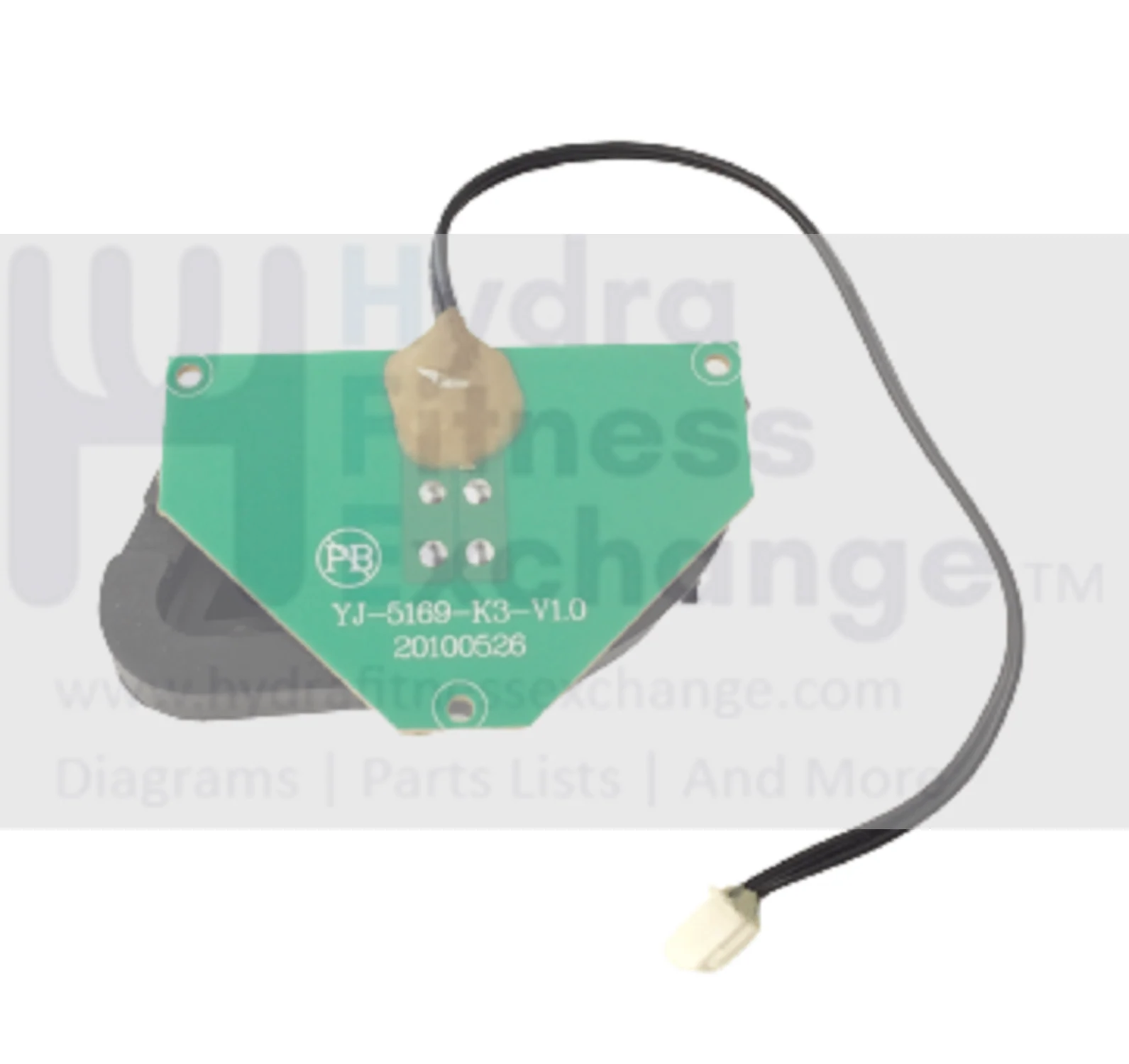 Sole Fitness Treadmill Start Key with Board & Wire P170052-A8-BL - Image 2