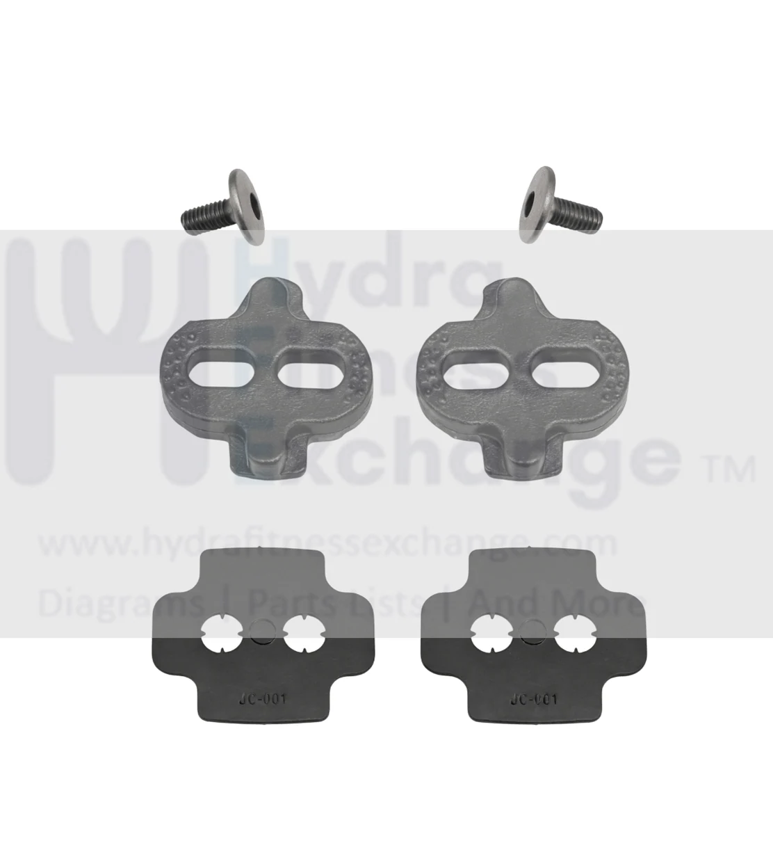 Spindle Replacement Cleat Set Pair For Indoor Cycle