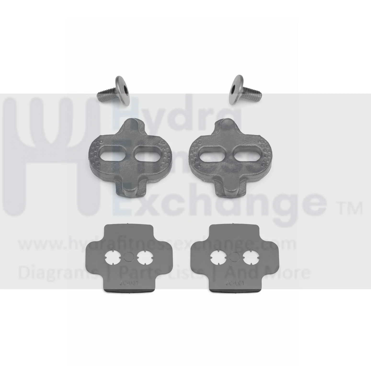 Spindle Replacement Cleat Set Pair For Indoor Cycle - Image 2